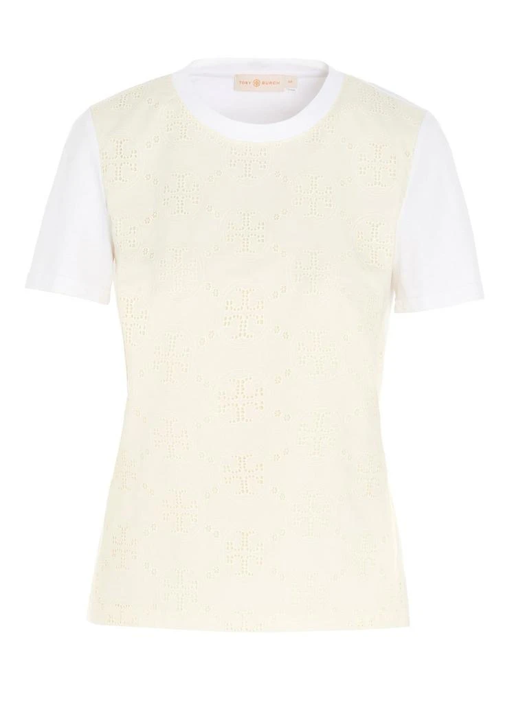 Tory Burch Tory Burch Logo Embroidered T-Shirt 1