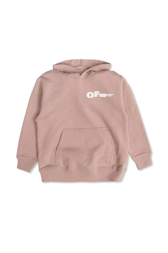Off-White Off-White Kids Graphic-Printed Long Sleeved Hoodie