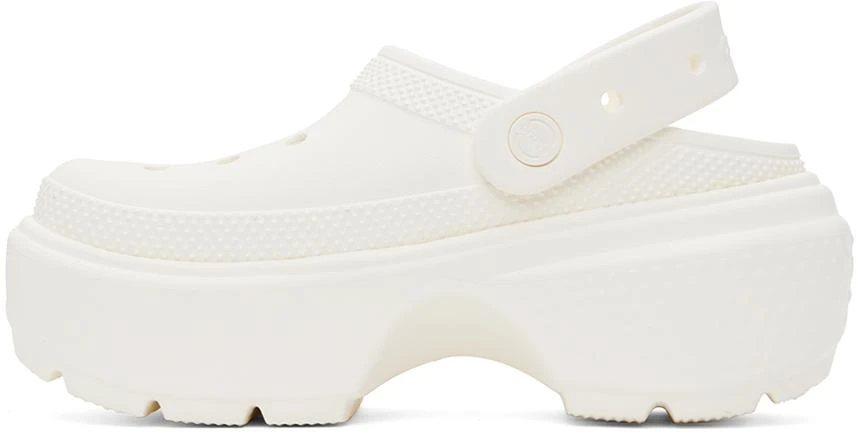 Crocs White Stomp Clogs 3