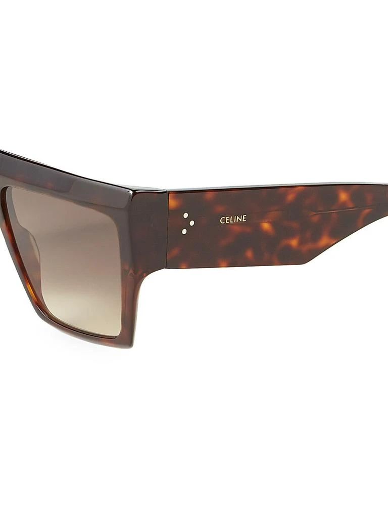Celine 60MM Flat-Top Square Sunglasses 3
