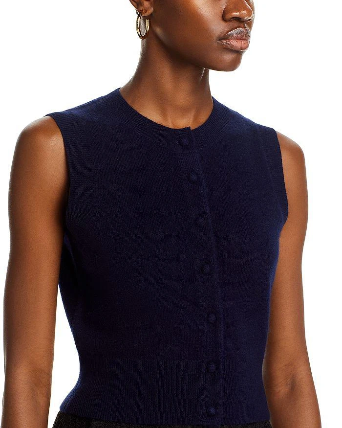 AQUA AQUA x Liat Baruch Cashmere Crewneck Sleeveless Cropped Sweater - Exclusive 5