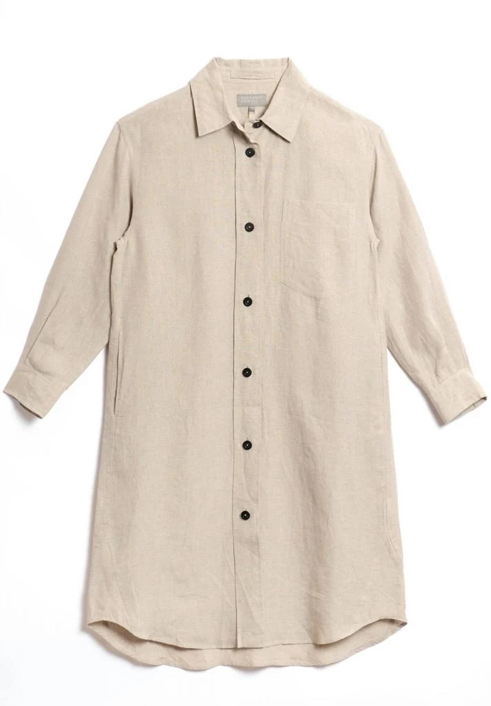 Margaret Howell Women's Oversize Shirt Dress In Cream 1