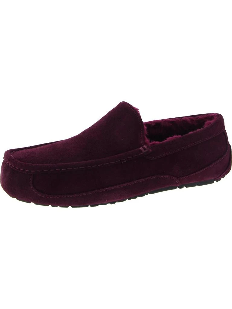 UGG Ascot Mens Suede Shearling Moccasin Slippers 7