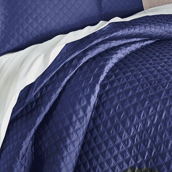 Hudson Hudson Park Double Diamond Coverlet, Queen - Exclusive 7