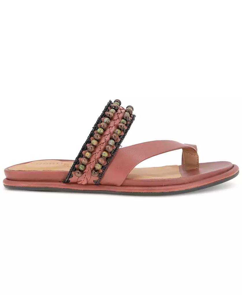 Gentle Souls Women's Lentini Beaded Flat Sandals