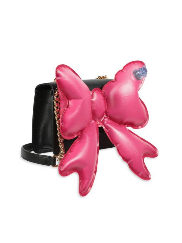 Moschino Inflatable Bow Leather Shoulder Bag 4