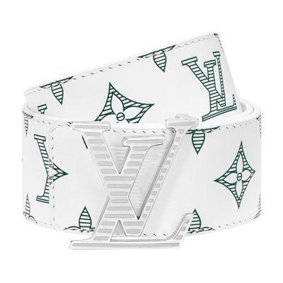 Louis Vuitton ホワイトベルト LV Initiales 40mm Reversible Belt Taigarama - Accessories