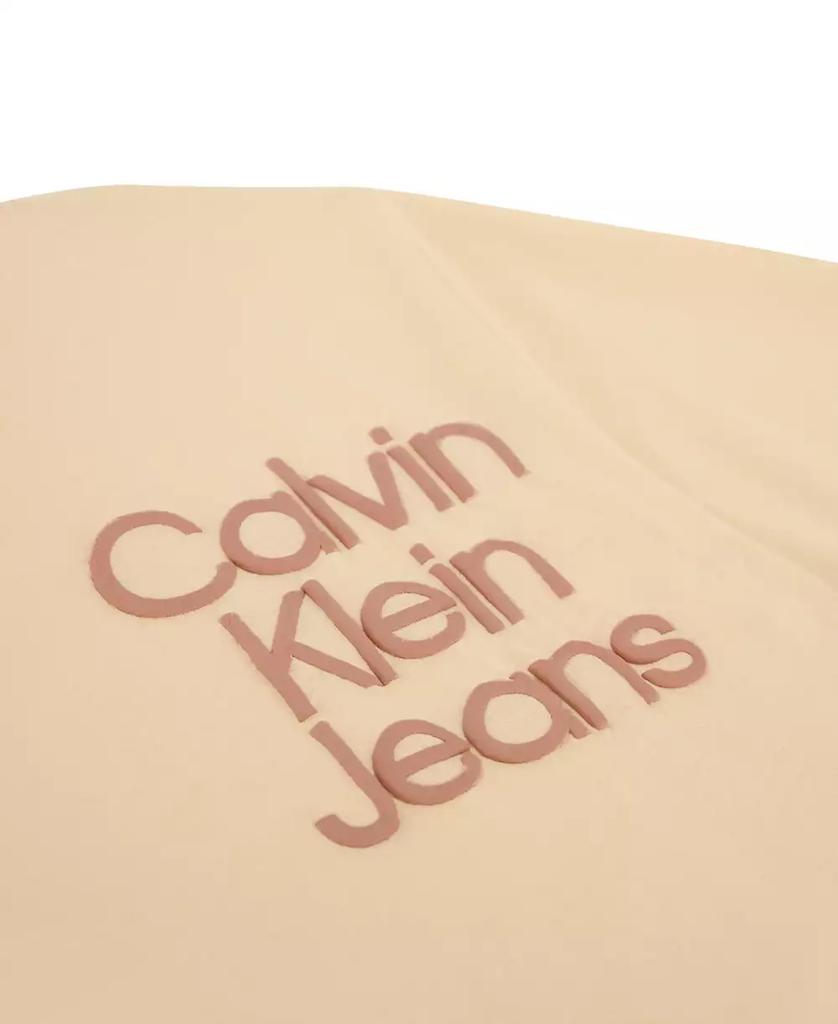 Calvin Klein Big Boys Left Chest Stack Short Sleeve T-Shirt