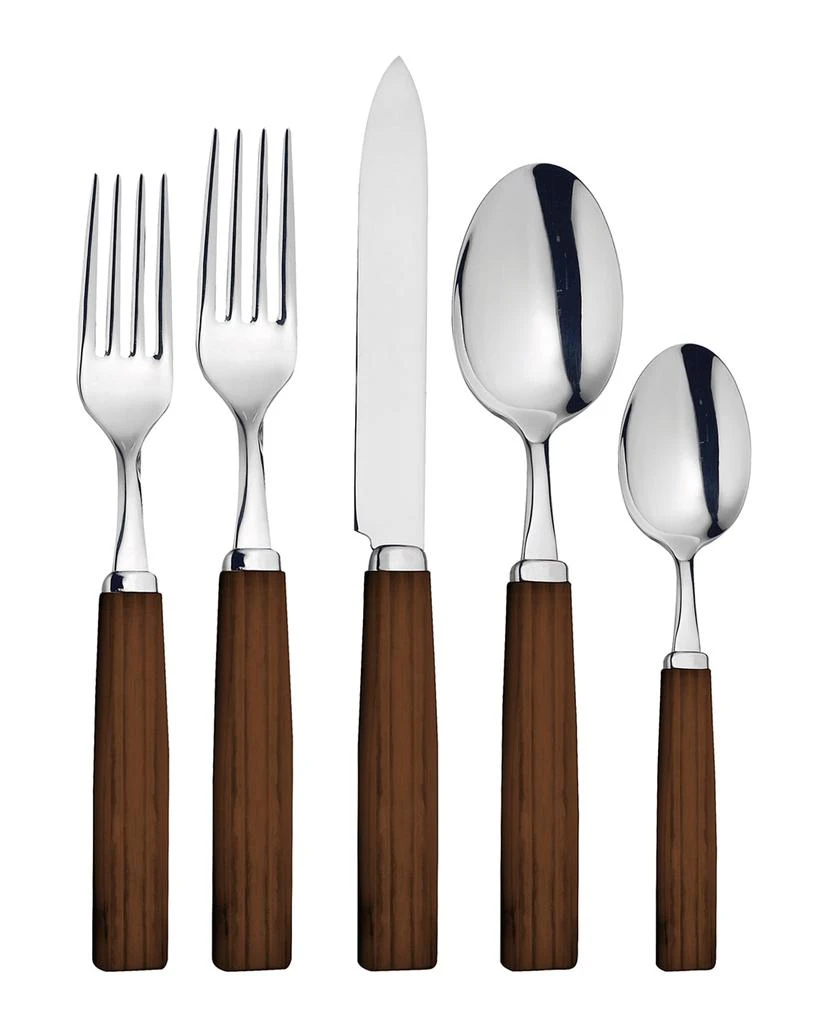 Broggi for Vista Alegre 5-Piece Dakar Acacia Flatware Set 1