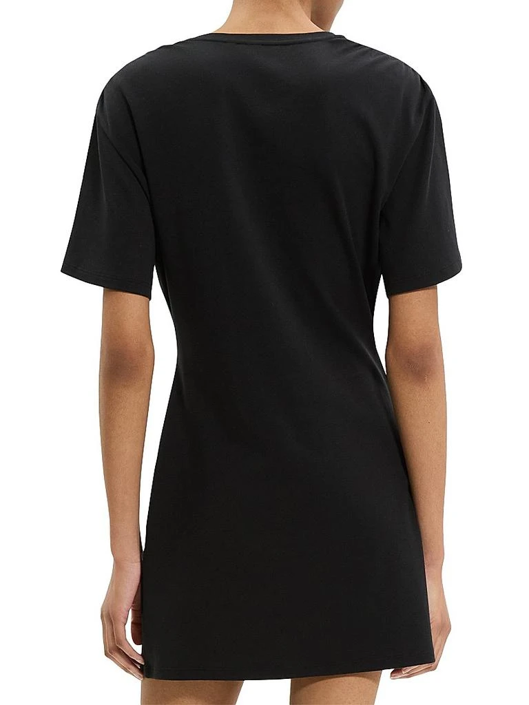 Theory Gathered Shoulder T-Shirt Dress 5