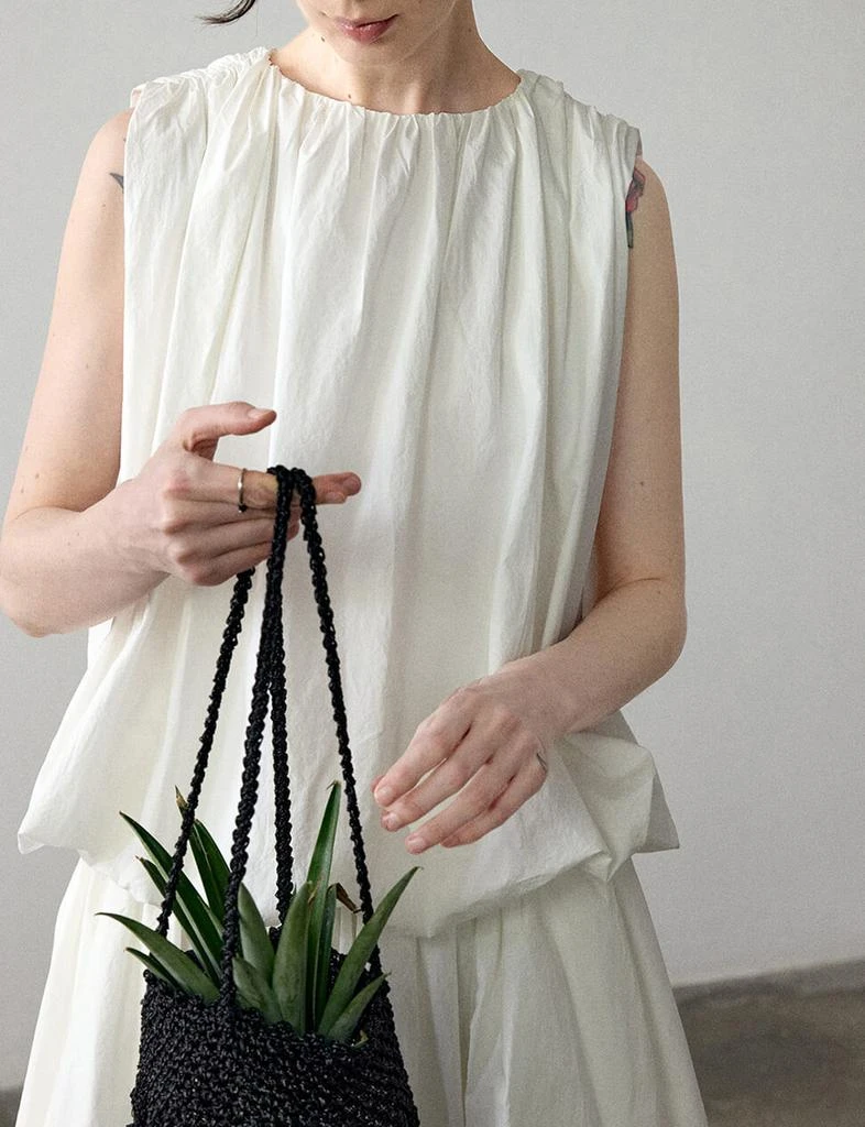 Pixie Market White Puff Parachute Top-PREORDER 6