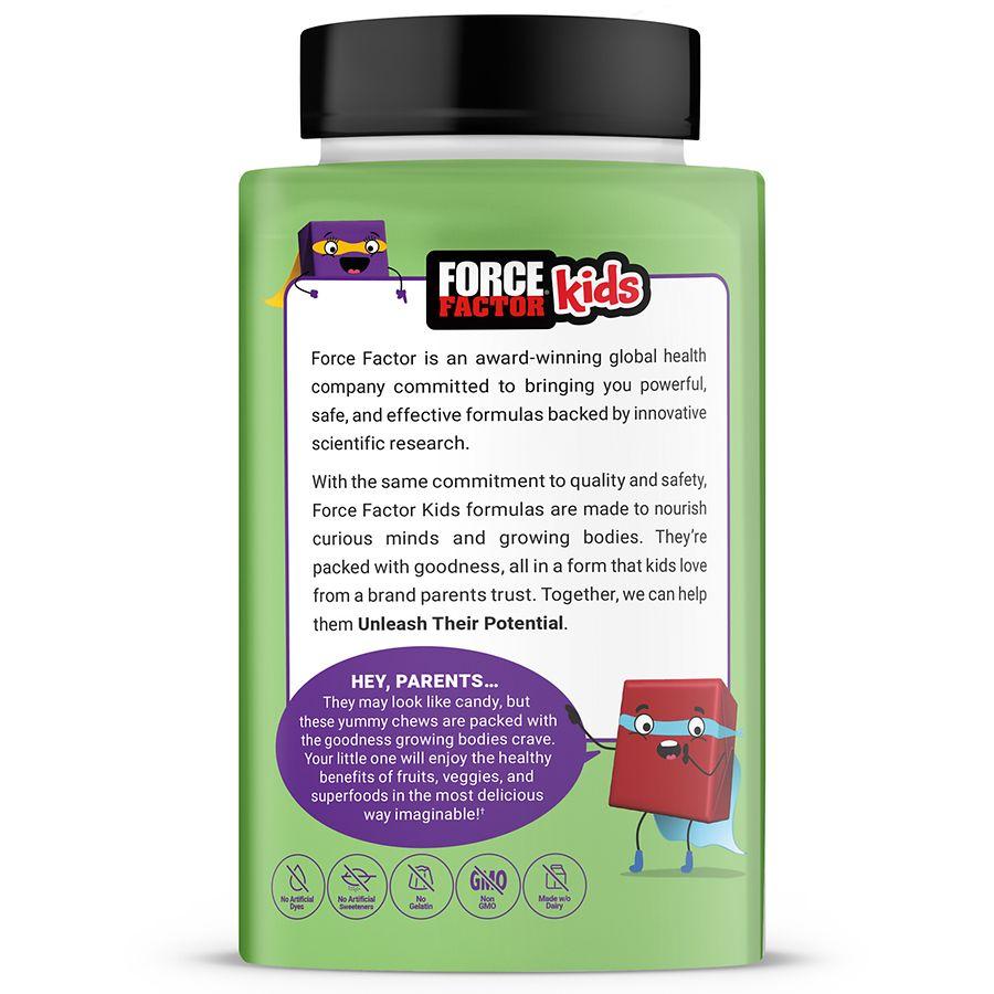 Force Factor Kids Super Chews Superfoods Very Berry Grape