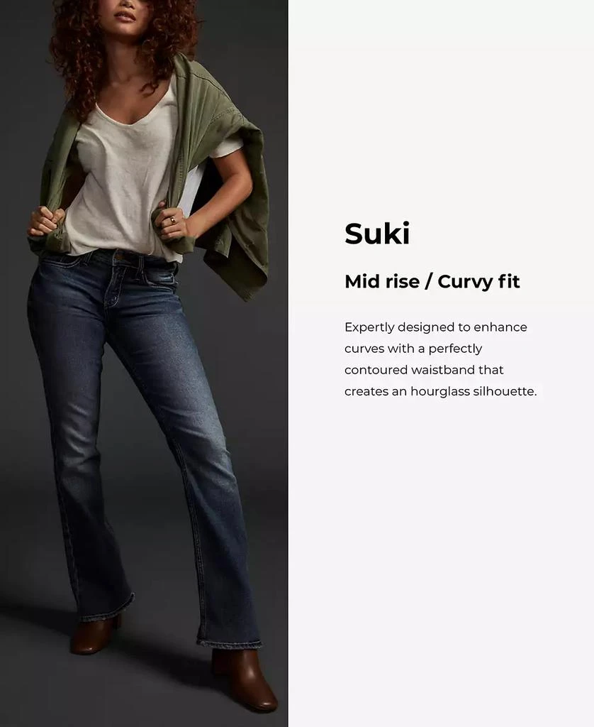 Silver Jeans Co. Suki Mid Rise Curvy Bootcut Jeans 4