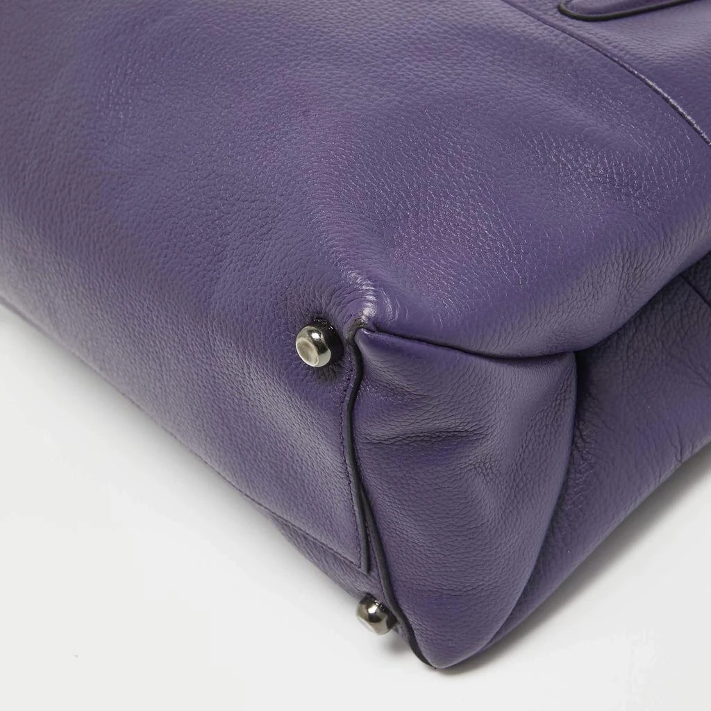 Coach Coach Purple Leather Large Borough Tote 11