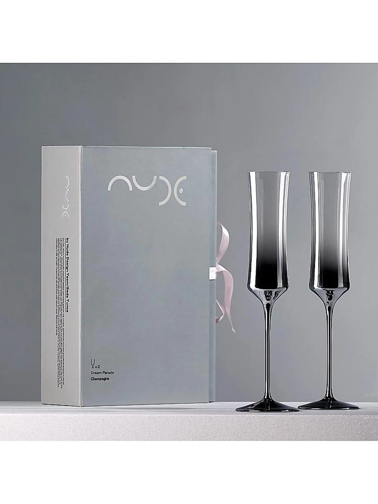 Nude Glass Dream Parade Champagne Glasses 2-Piece Set 4