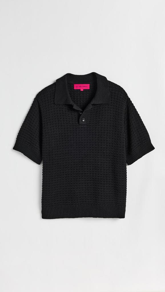 The Elder Statesman Nora Lite Check Unisex Polo