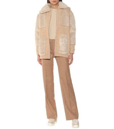 Stella McCartney Claudia mid-rise wool flared pants 2