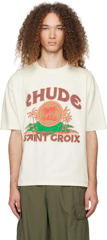 Rhude Off-White 'Saint-Croix' T-Shirt 1