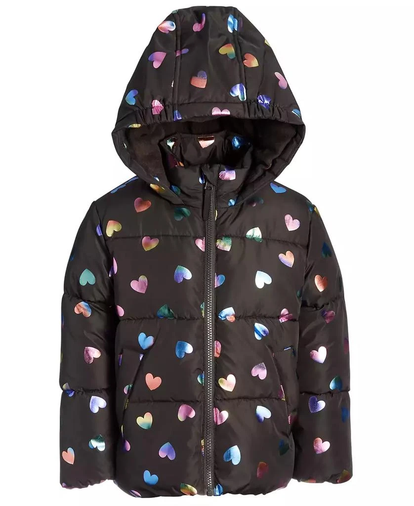 Little Surprise Box Purple Angel Wings Quilted Hooded Winter Jacket for Kids main image 0