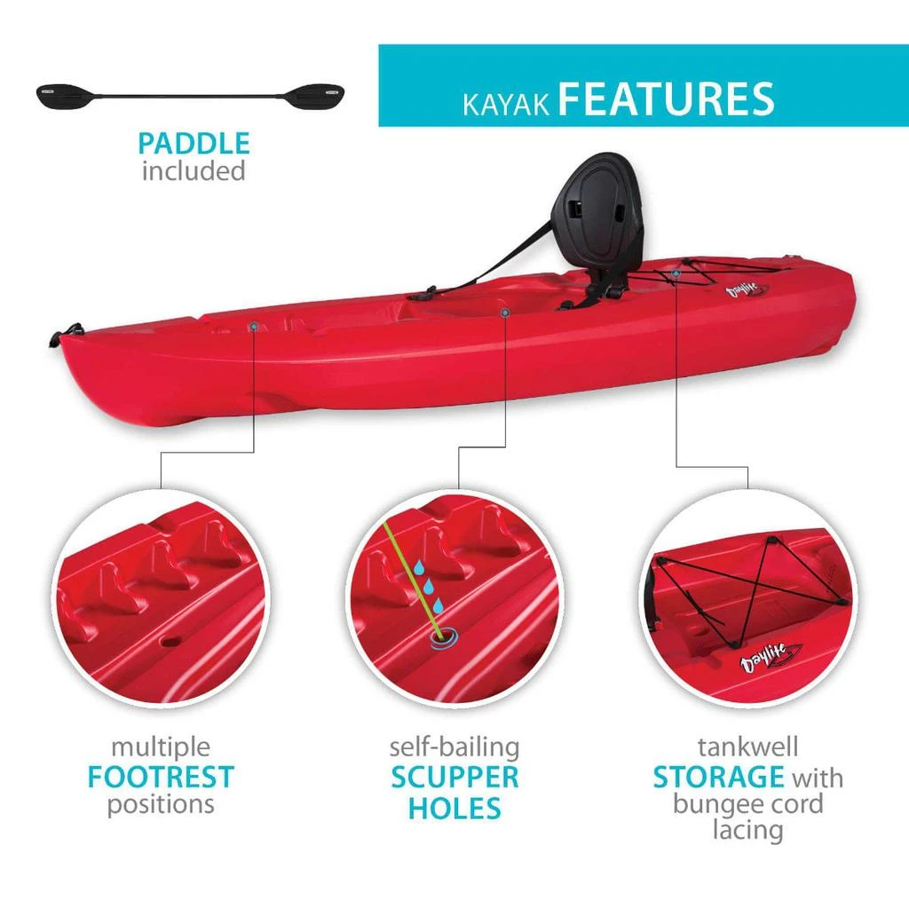 Lifetime Lifetime Daylite 80 Sit-On-Top Kayak 4
