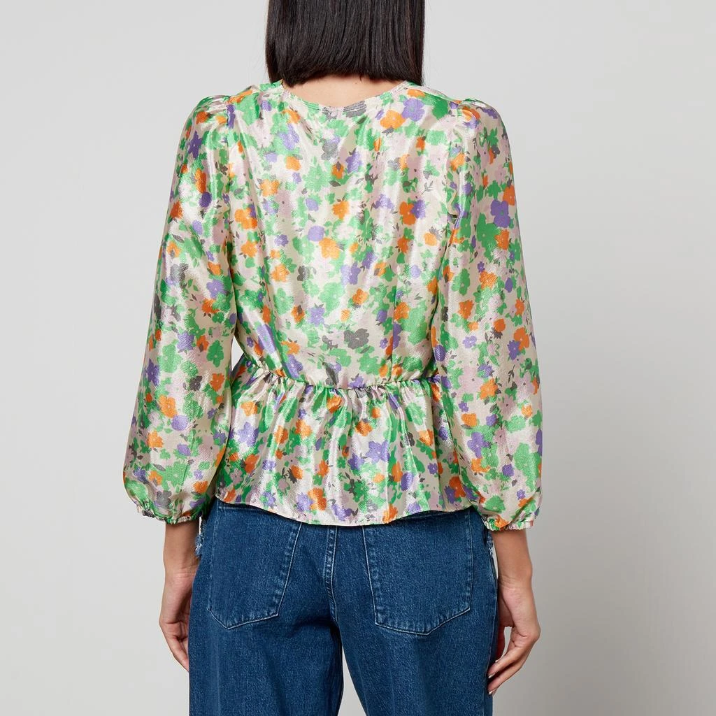 Baum Und Pferdgarten Baum Und Pferdgarten Mallow Floral-Print Satin Top 2