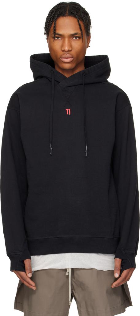 11 by Boris Bidjan Saberi Black H2 Hoodie