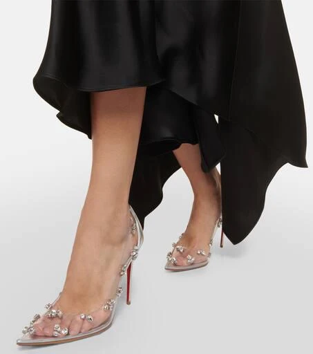 Christian Louboutin Degraqueen embellished PVC pumps 4