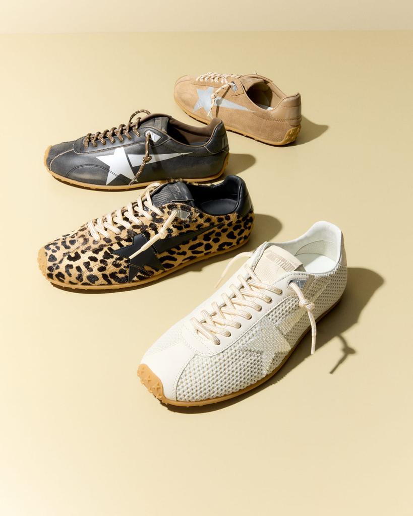 スニーカー Golden  Classic Low-Top Sneakers With Vintage Finish Shop Marathon Speed Low-Top Sneakers on Sale at BeyondStyle