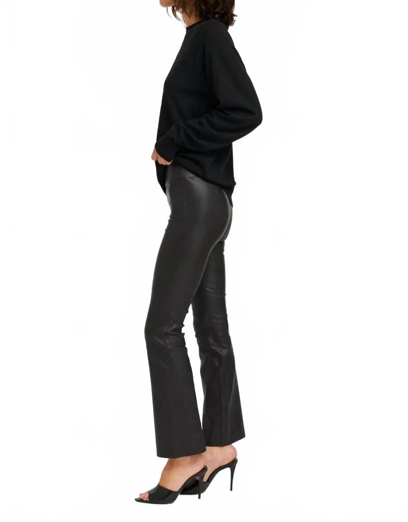 SPRWMN Ankle Flare Leggings In Black 2
