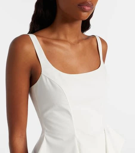 Khaite Loa cotton poplin top 3