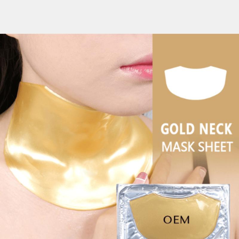 Vigor Gold 24K Collagen Neck Mask Sheet Patch Moisturizer Lifting Anti Wrinkle 1 PACK