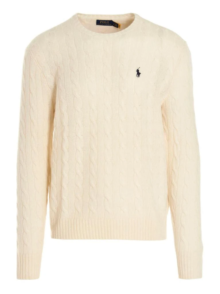 Polo Ralph Lauren Polo Ralph Lauren Pony Embroidered Cable-Knit Jumper 1