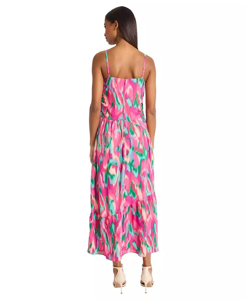 Donna Morgan Women's Sleeveless Straight-Neck Maxi Dress 3