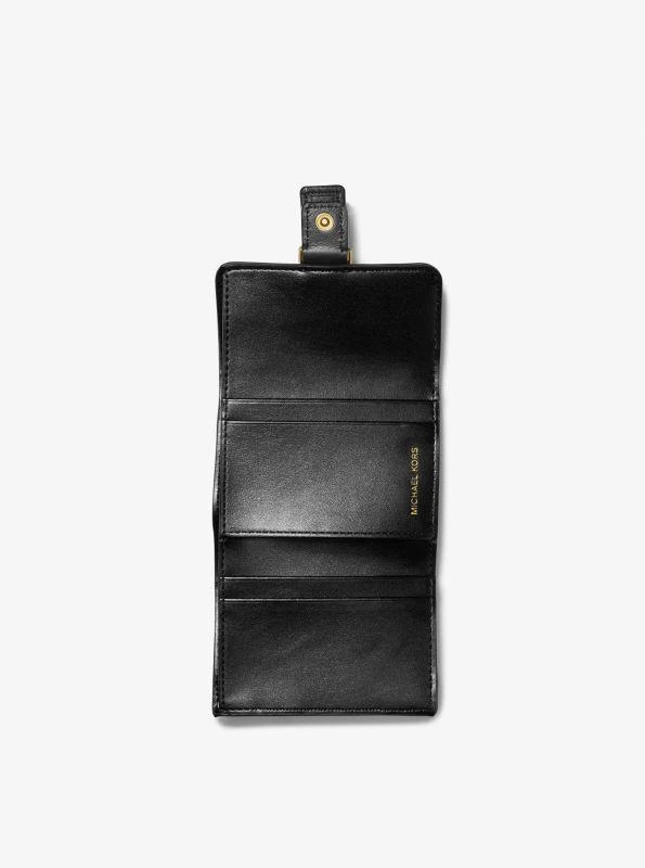 Michael Kors Colby Small Camouflage Print Calf Hair Tri-Fold Wallet 3