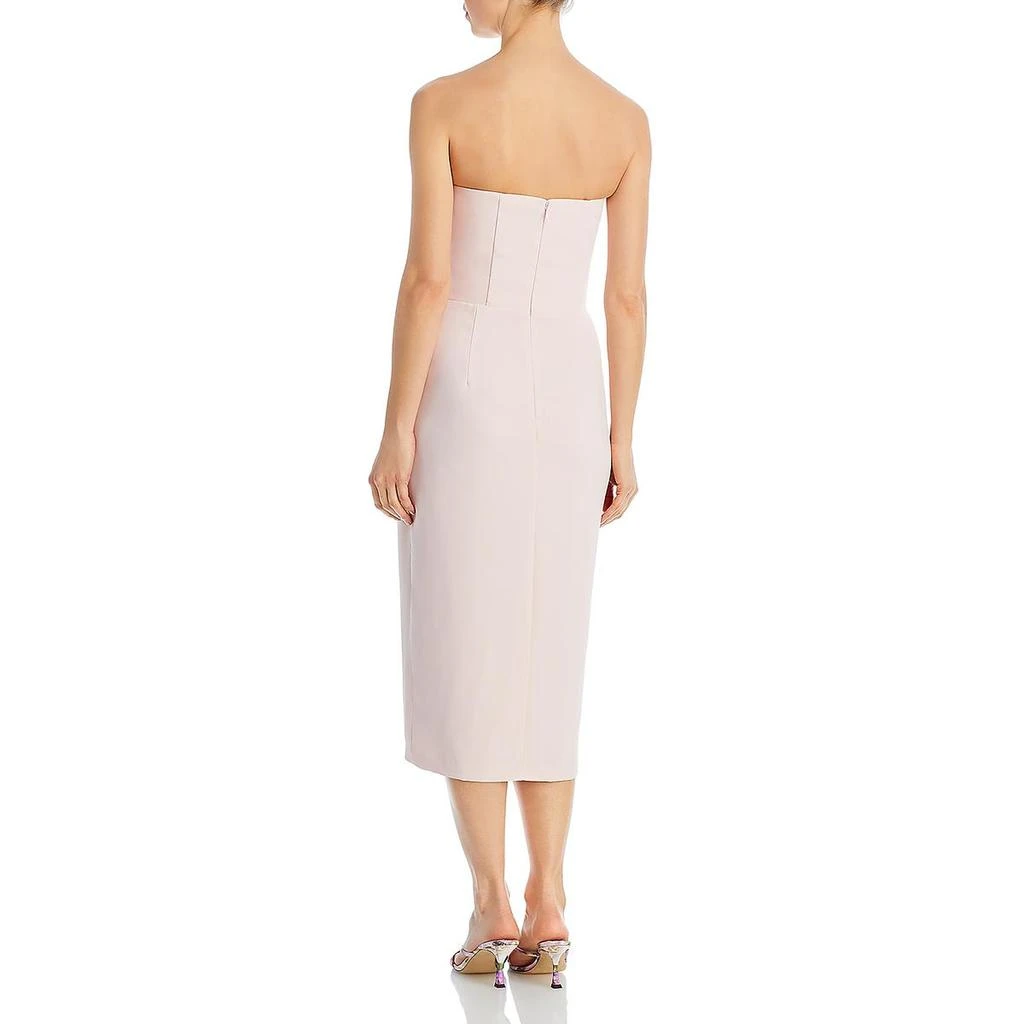 Amanda Uprichard Joselynne Womens Bow Mid-a Midi Dress 2