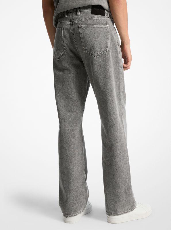 Michael Kors Arden Relaxed-Fit Washed Denim Jeans