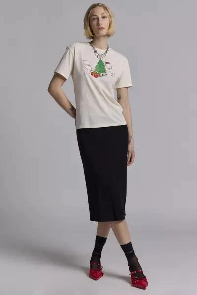 Urban Outfitters Kewpie Holiday Graphic Slim Tee 3