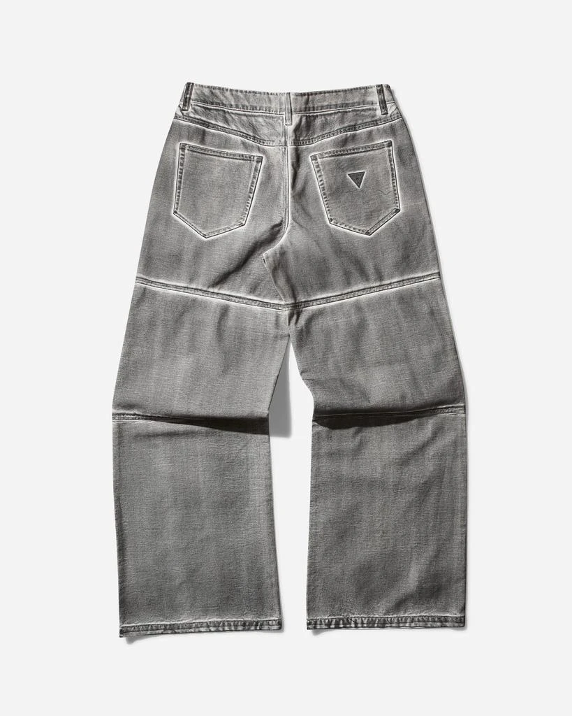 Guess USA Men's Screenprinted Cargo Pants Jet Black 2