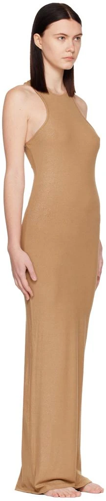 SKIMS Beige Soft Lounge Shimmer Maxi Dress 2