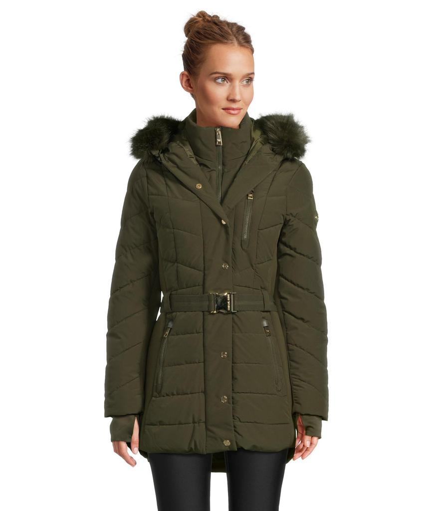 Michael Kors Chevron w/ Belt A421509B74