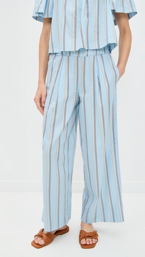 Stateside Column Stripe Poplin Pants