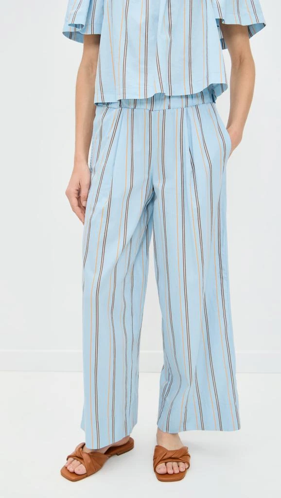 Stateside Column Stripe Poplin Pants 1