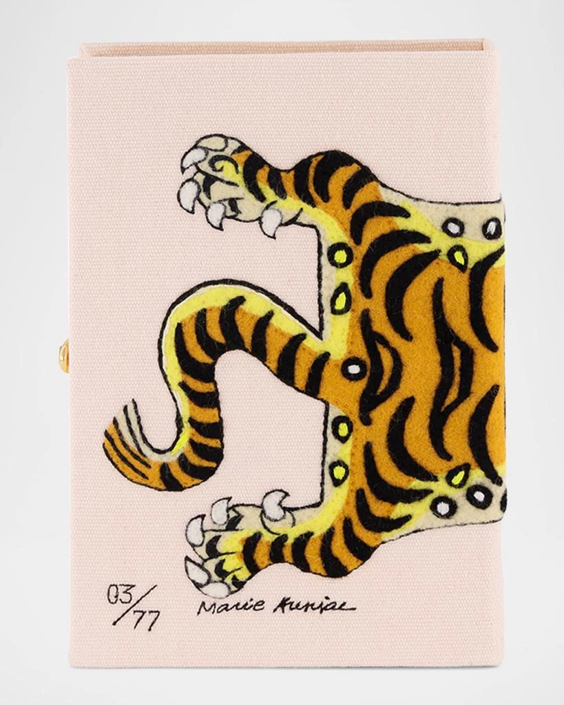 Olympia Le-Tan Tiger Book Clutch Bag 4