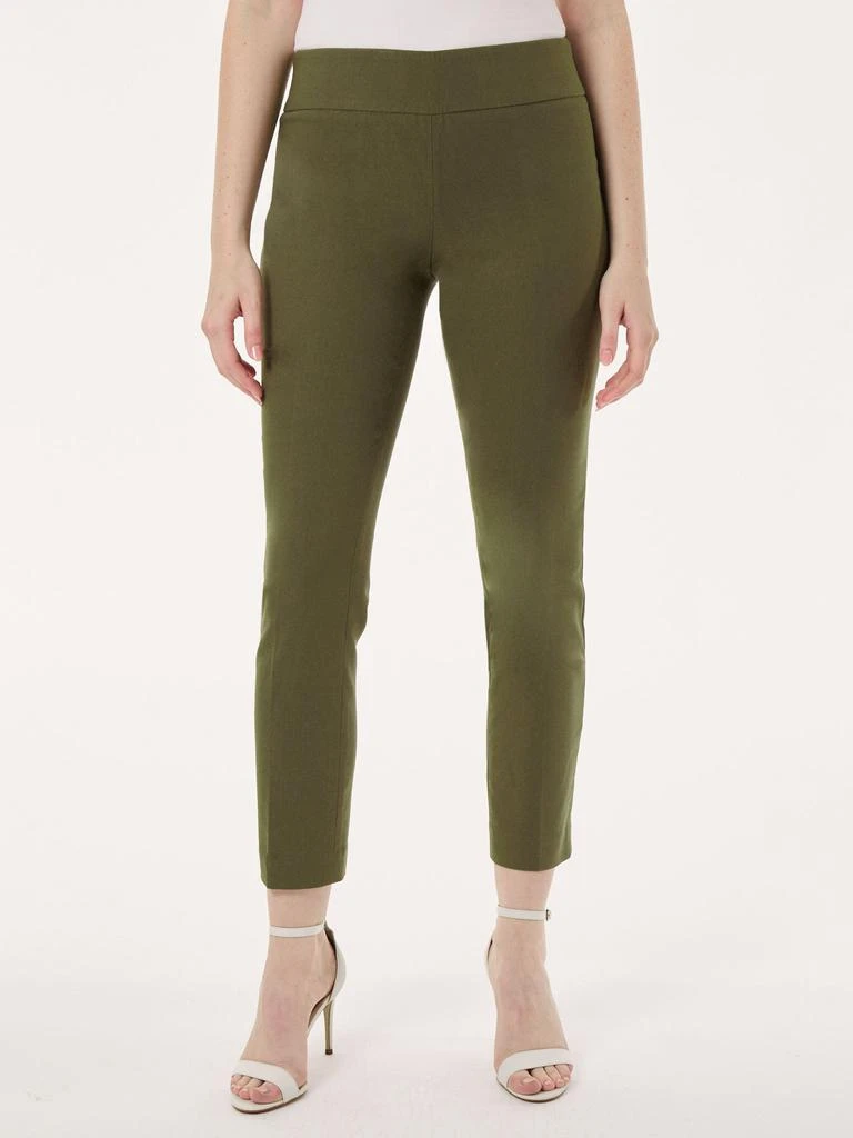 JONES NEW YORK Solid Stretch Pull-On Straight Leg Pant 1