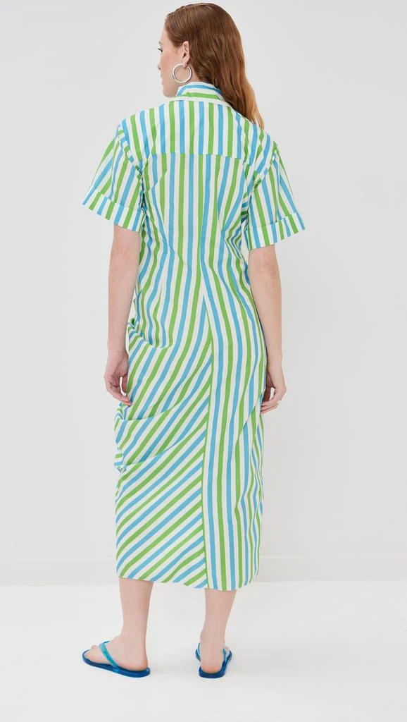 Rosie Assoulin Gathered Ruffle Shirt Dress 2