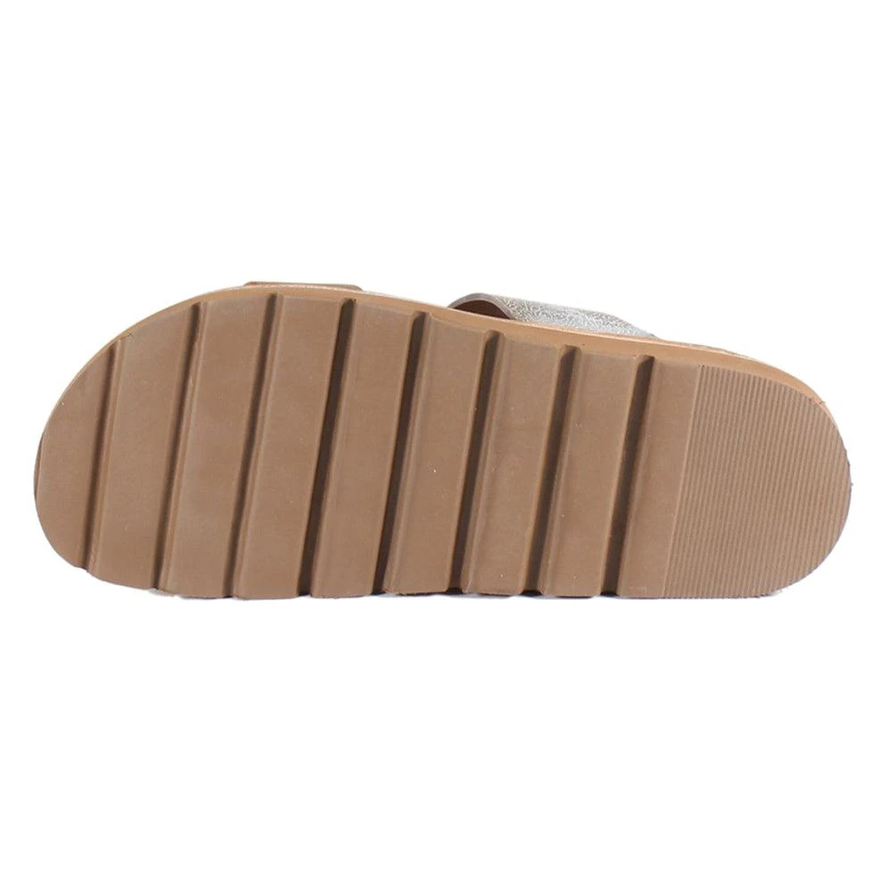 Diba True Baja Country Metallic Slide Sandals 5