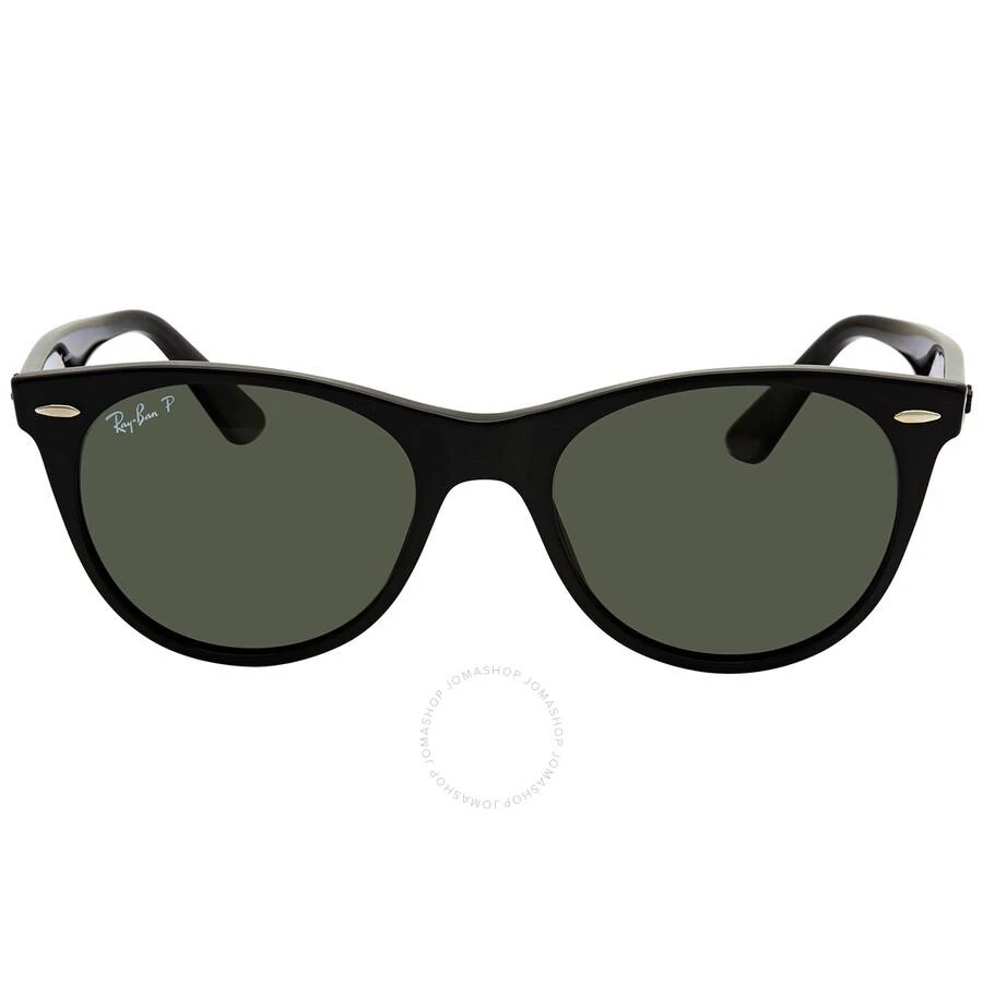 Ray-Ban Wayfarer ll Green Classic G-15 Polarized Unisex Sunglasses RB2185 901/58 52 1