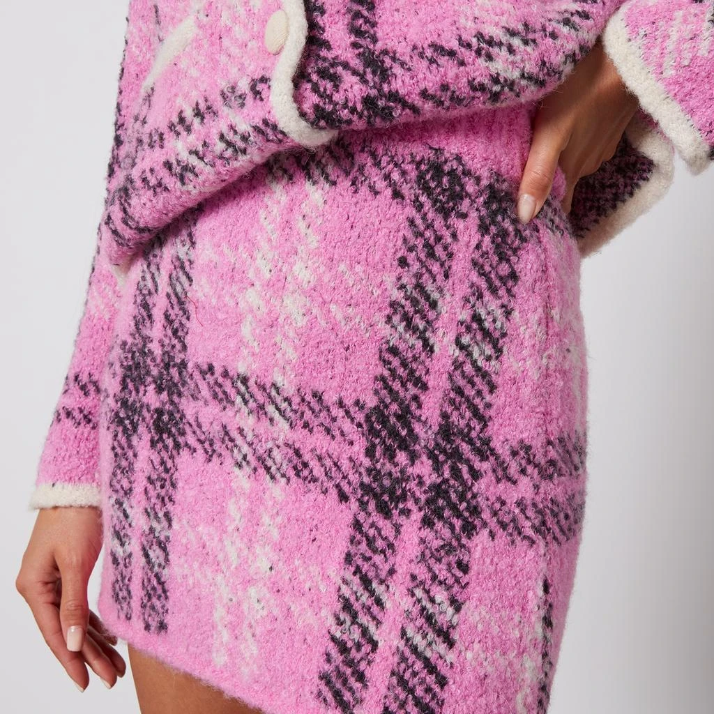 Kitri Susan Boucle Knit Mini Skirt 4
