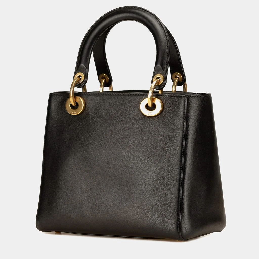 Dior Dior Black Medium Calfskin Death Tarot Card Lady Dior Bag 2