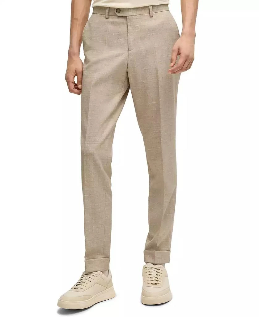 Hugo Boss Men's Patterned Tweed Two-Piece Suit 8